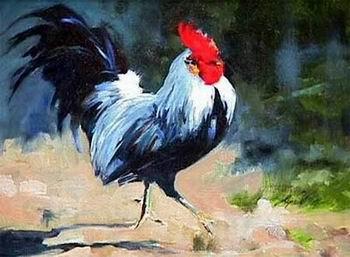 unknow artist Cock 183 France oil painting art